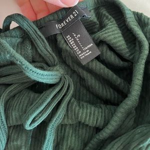 Forever 21 dark green dress